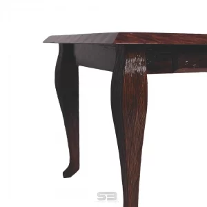 Mesa Resinada de jantar VENEZA - de Madeira Maciça Peroba Rosa de Demolição 2,00 X 0,80 X 0,80