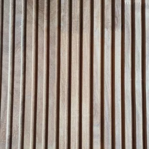 Revestimento Painel Ripado 1,5 x 1,0 -  Cumarú  Champanhe Cerne Extra( Valor m²)