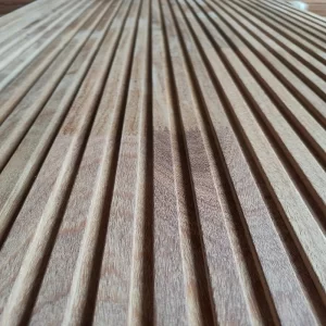 Revestimento Painel Ripado 1,5 x 1,0 -  Cumarú  Champanhe Cerne Extra( Valor m²)