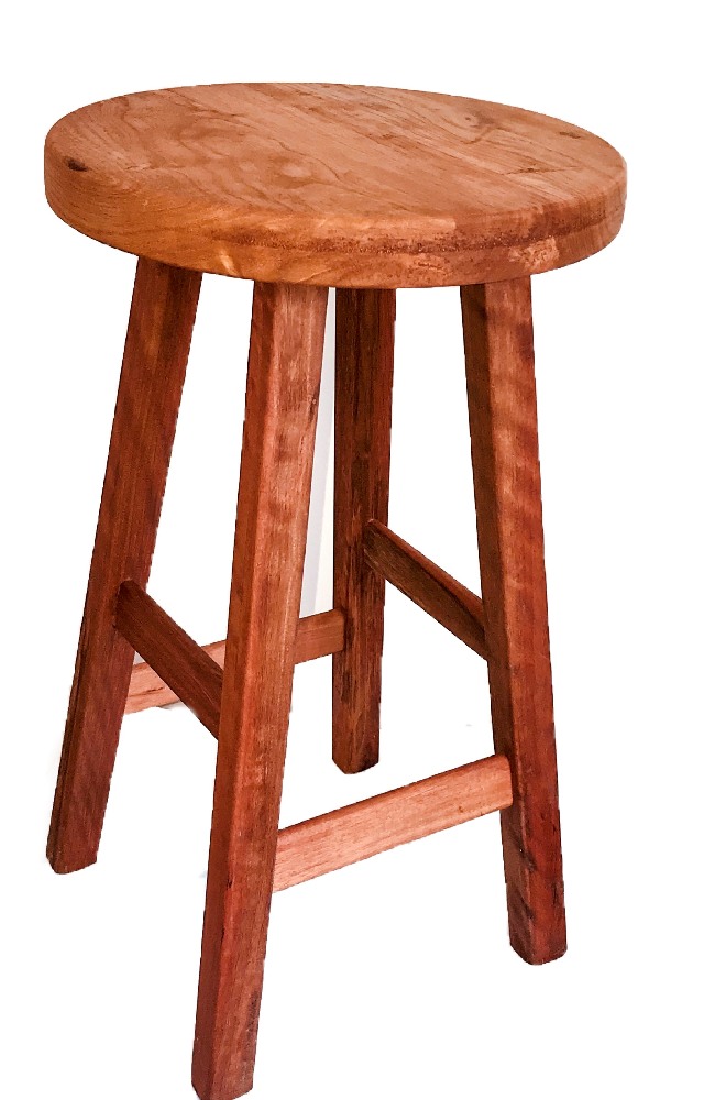 Banqueta Média alt.60 cm em Madeira Maciça