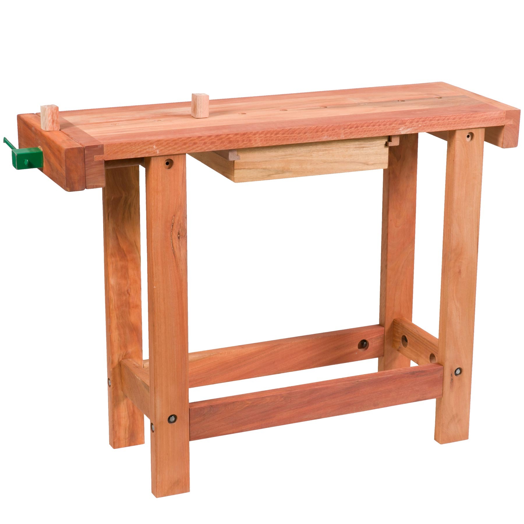 BANCADA PARA MARCENEIRO HOBBY DE 1,20 X 0,39 X 0,90 c/ 01 Morsa e (Gaveta opcional)-  SB 133 