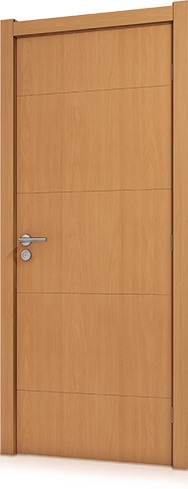 Folha de Porta  Frisada Semi-Sólida 2,10x0,80        