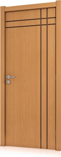 Folha de Porta  Frisada Sólida 2,10x0,80   